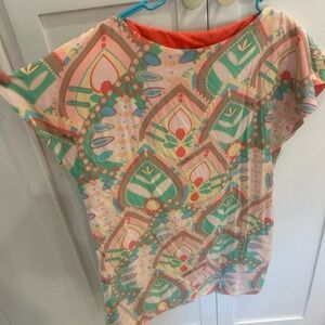 Marie Oliver Colorful Geometric Patterned Dress Or Tunic!
